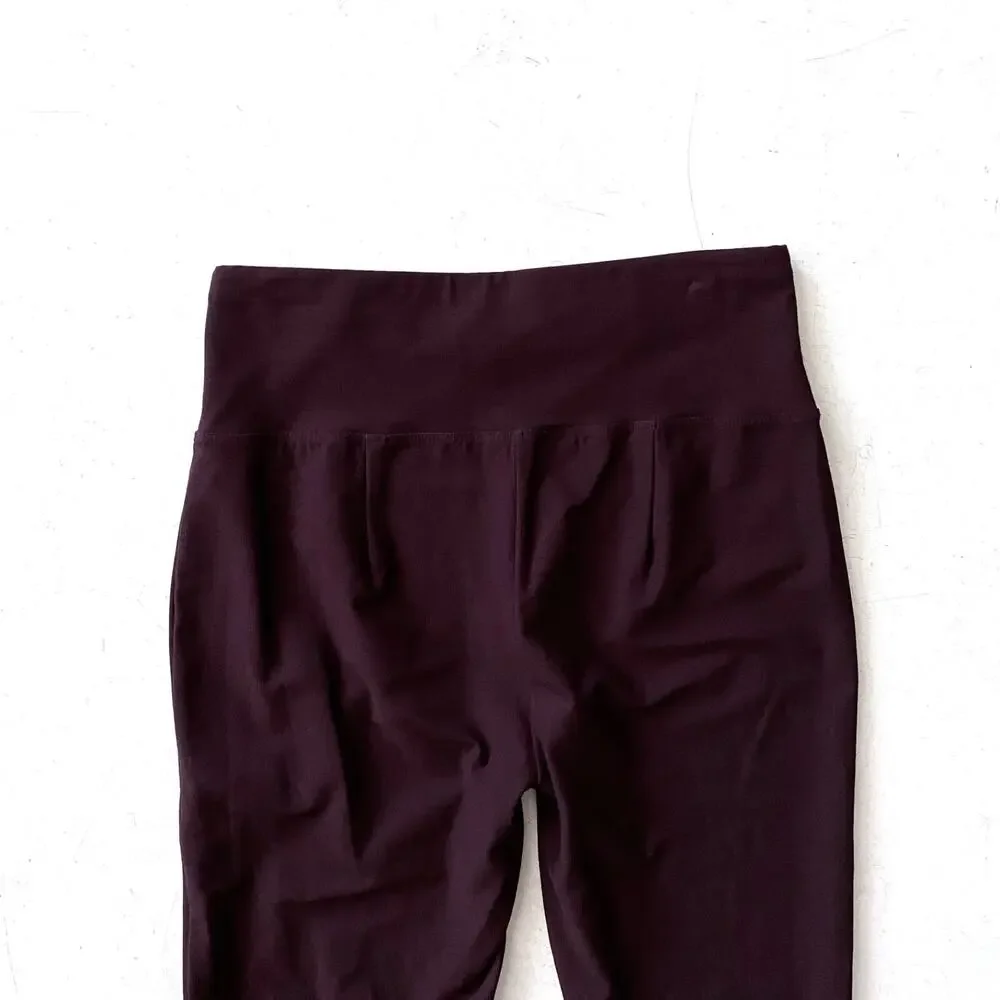Eileen Fisher Nwt High Waist Washable Stretch Crepe Slim Ankle Pants Casis 3X